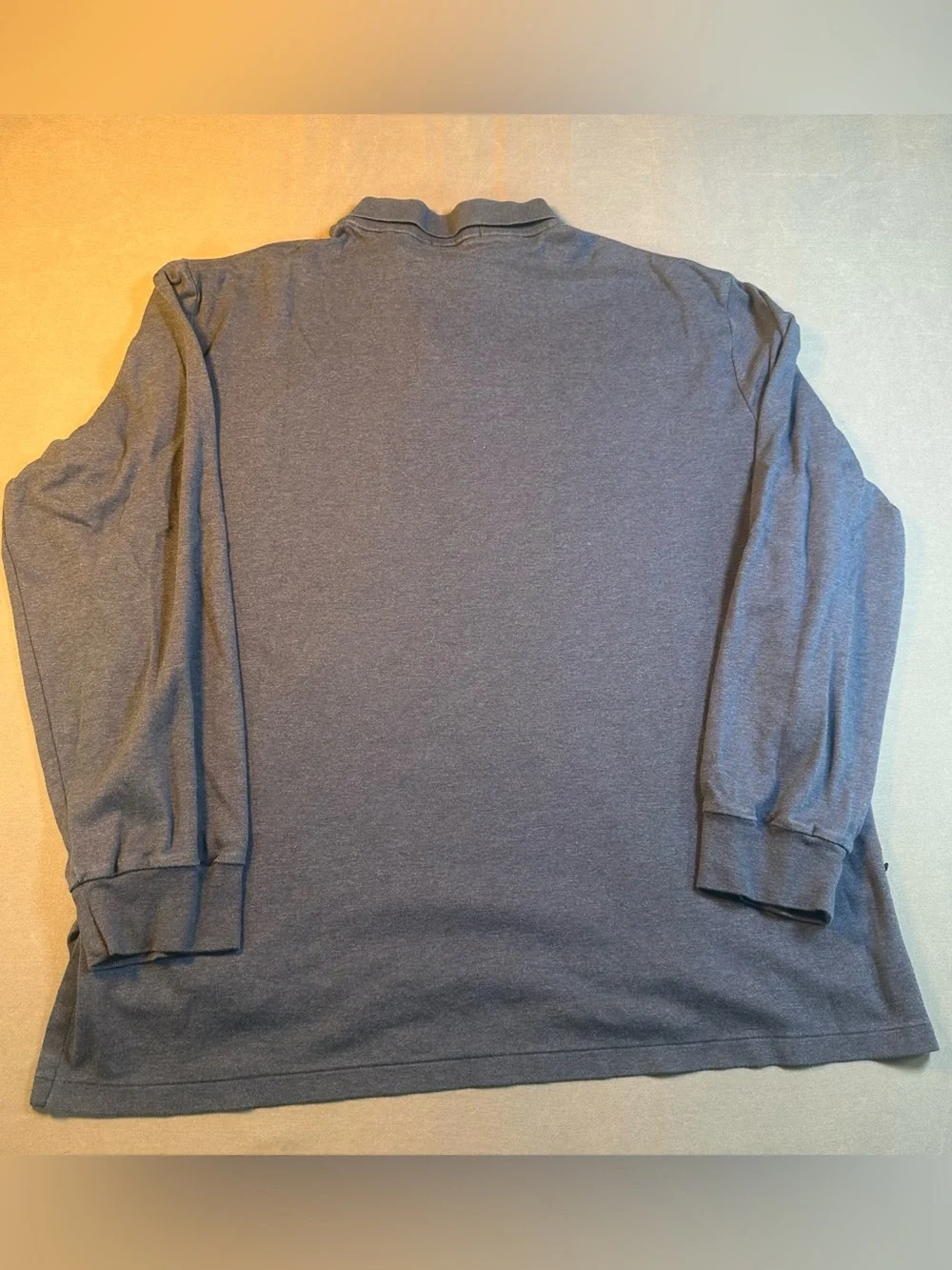 Polo Ralph Lauren Men's Polo Shirt Pima Cotton Soft Touch Long Sleeve XXL Navy